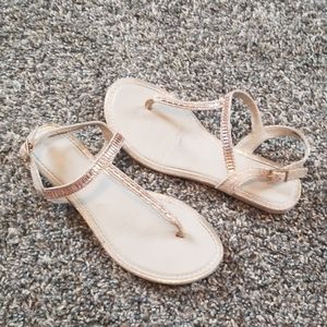 Rose Gold/Pink Sandals
